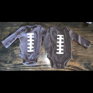 Carter’s Football Onesies